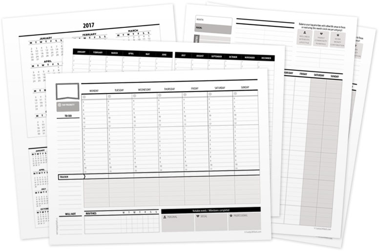 Planners and Calendars Printables